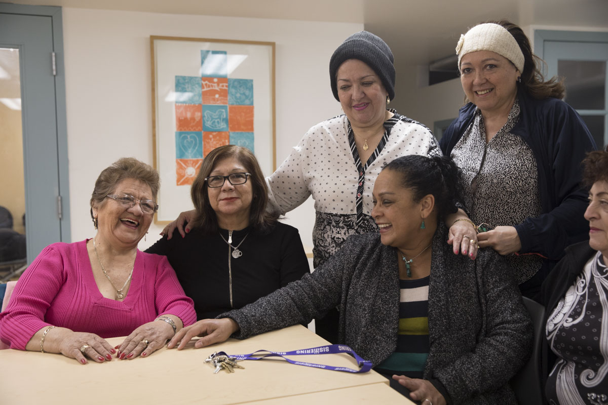 Group of Women from Sistering Team Laughing