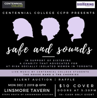 Safe and Sounds Event Poster