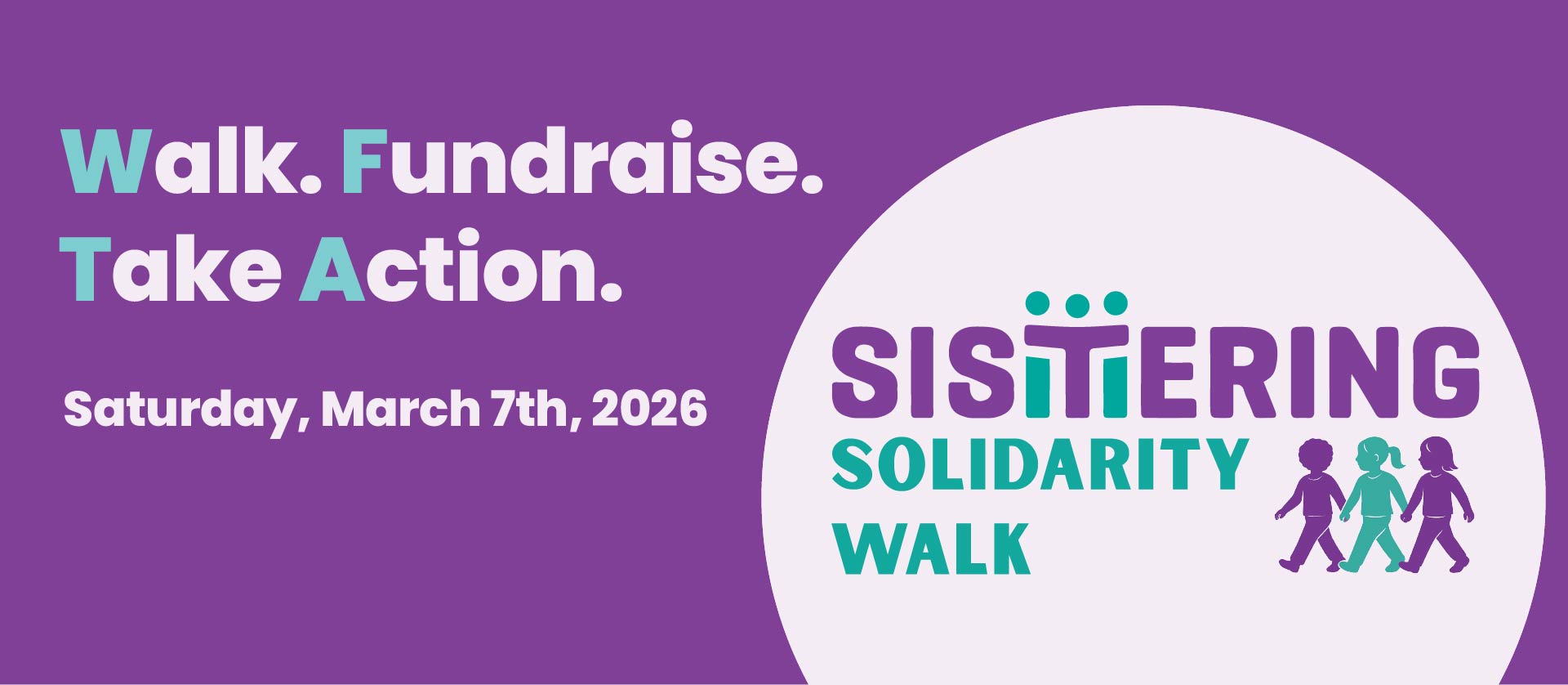 Sistering Walk 2026 - Head Banner